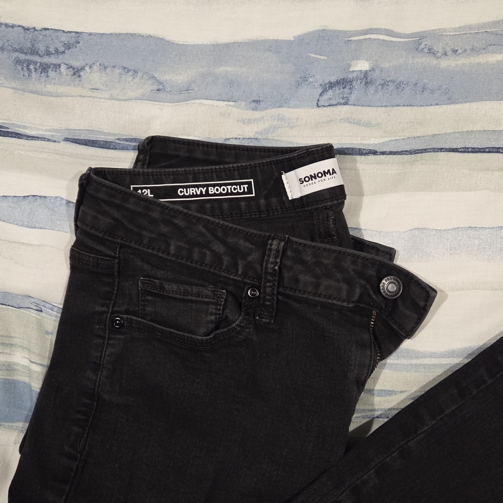 Sonoma Women's Dark Gray Bootcut Jeans